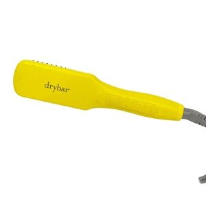 Drybar Yellow The Baby Brush Crush Mini Straightening Brush‎ Hair Styling Brush